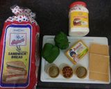 A picture of step 1 of Capsicum Cheesey Tava Toast Sandwich.