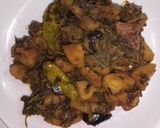 A picture of step 11 of Methi aloo bengan sabzi.