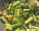 A picture of step 4 of Ridge Gourd (Jhinge)Aloo sabji.
