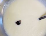 A picture of step 2 of Eggless Malai cake.