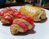 Foto del paso 25 de la receta: Croissant y chocolatínes 🖤
