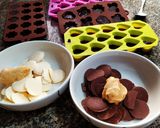 Foto del paso 2 de la receta: CHOCOGELATINAS🍓Con Mantequilla🥜 de Maní...!