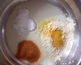 A picture of step 3 of Matar chilka sabzi.