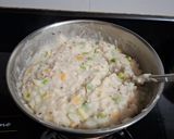 A picture of step 3 of Rice flour Khichu.