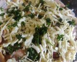 A picture of step 4 of Keto Salad.