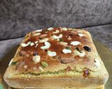 A picture of step 10 of Besan Banana Cake.