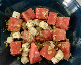Foto del paso 3 de la receta: Ensalada de Sandía, Queso Feta y Pistachos