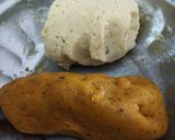 A picture of step 2 of Shahi gatte (Govind Gatte).