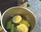 Foto del paso 1 de la receta: Batido de Rábano, Pepino y Frutas para el resfriado