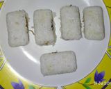 Foto langkah ke 4 dari resep Nasi ayam suwir (lemper ala Bunda) 😘.