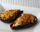 Foto del paso 8 de la receta: Berenjenas rellenas de atún y huevo duro