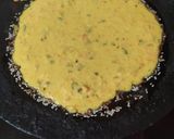 A picture of step 7 of Aloo besan suji mix vegetable handvo.