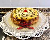 Foto del paso 7 de la receta Pastel de yogur griego, queso crema y pepitas de chocolate