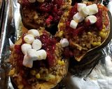 A picture of step 8 of Thanksgiving Leftover Baked Acorn Squash.