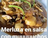 Foto del paso 4 de la receta: Merluza en salsa con muuuuuchas verduras