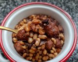 Foto del paso 6 de la receta: Fessolets a la salvia y ajo negro con salchichas