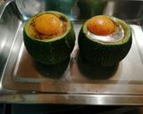 Foto del paso 6 de la receta: Calabacín relleno de verduras con pavo