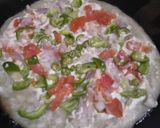 वेजिटेबल उत्तपम (vegetable uttapam recipe in Hindi) रेसिपी चरण 3 फोटो