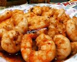 Foto langkah ke 3 dari resep Garlic Butter Fried Prawn (Udang Goreng Saus Mentega).