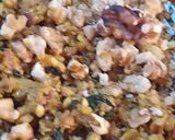A picture of step 5 of Kibbeh ✨️.