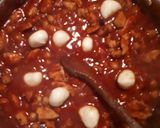 Csicseriborsós-zöldbabos-mozzarellás csirkemell 🍽 recept fázis 5 fotója