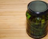 Medvehagymás olaj recept fázis 4 fotója
