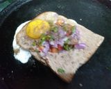 A picture of step 7 of Multi grain bread with egg hole.