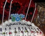 صورة لخطوة 7 من وصفة كيكة عيد ميلاد 🎂