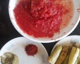 A picture of step 1 of Tomato Karela.