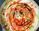 A picture of step 3 of Aalu Tikki Chat.
