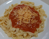 Foto del paso 6 de la receta: Fideos caseros con salsa rosa 🍝