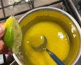 A picture of step 4 of Mango and Lime Panna Cotta 🥭 🍋‍🟩.