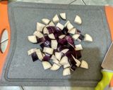 Foto langkah ke 2 dari resep Ayam Terong Tumis Kecap.