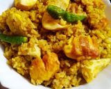 হিং ও ডিমের ভুনা খিচুড়ি (hing o dimer bhuna khichuri recipe in Bengali) রেসিপি ধাপ - 6 ছবি