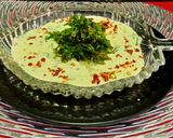 A picture of step 5 of Palak Raita.
