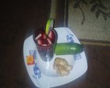 A picture of step 1 of Zobo drink.