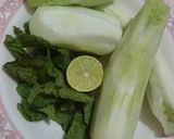 A picture of step 1 of Cucumber lemonade 🍸.