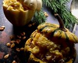 A picture of step 4 of Squash risotto mantecato.
