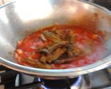 A picture of step 3 of Pasta alla Norma: Eggplant Pasta.
