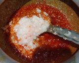 A picture of step 5 of Besan chilla sabji.