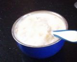 A picture of step 3 of Banana and pap.