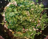 A picture of step 3 of Siru Keerai/ Greens Poriyal.