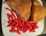 A picture of step 7 of Chicken Milanesa Sandwich.