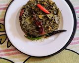 A picture of step 4 of Chana Saag Fry.
