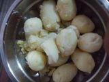 Veggie fruit tikki chat