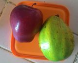 Foto langkah ke 1 dari resep Puree Apel dan Alpukat (MPASI).