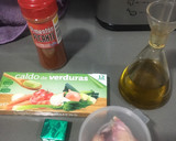 Foto del paso 1 de la receta: Pollo al curry con brócoli gratinado