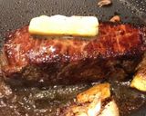 A picture of step 3 of Rib eye steak 🥩.
