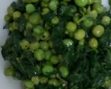 A picture of step 2 of Malai methi matar.