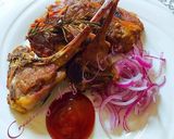 Foto del paso 8 de la receta: Chuletas de lomo de cordero a las brasas con romero fresco